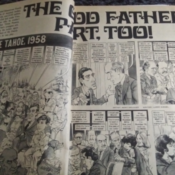 1975 MAD Magazine/ GODFATHER 2 ORIENT EXPRESS - Picture 9 of 11